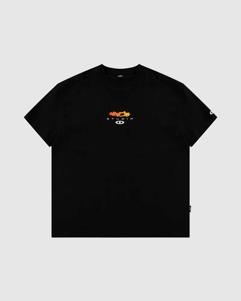 WNDRR Lab Box Fit Tee Black