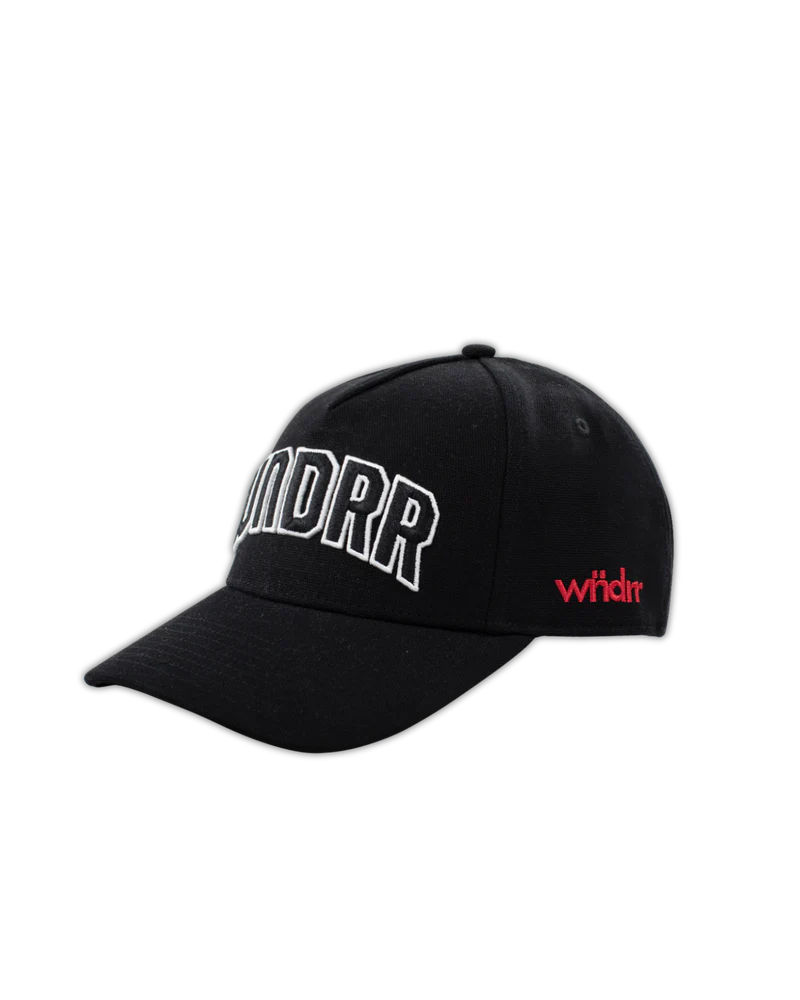 WNDRR Arch High Rise Cap Black