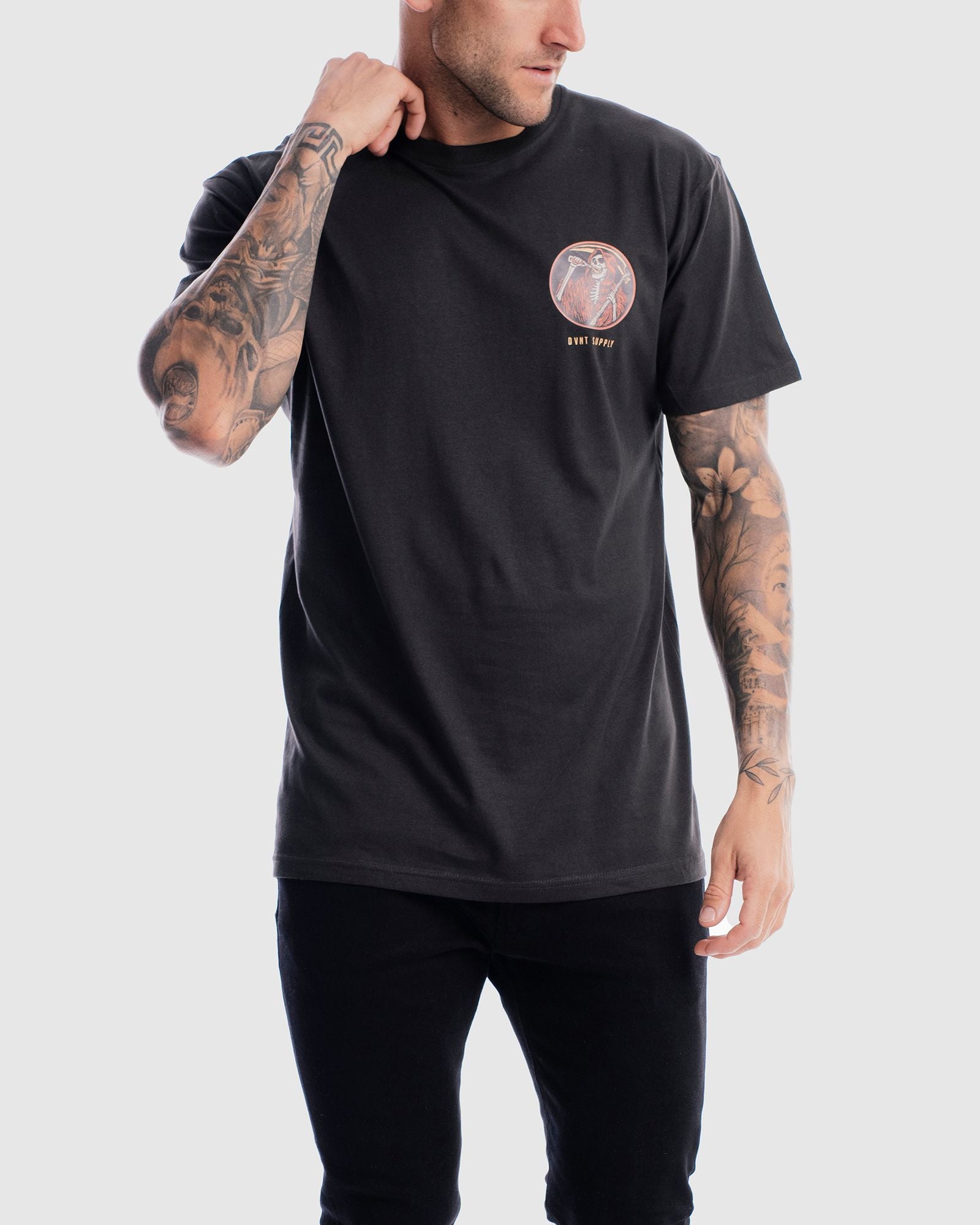 DVNT Grim Tee Vintage Black