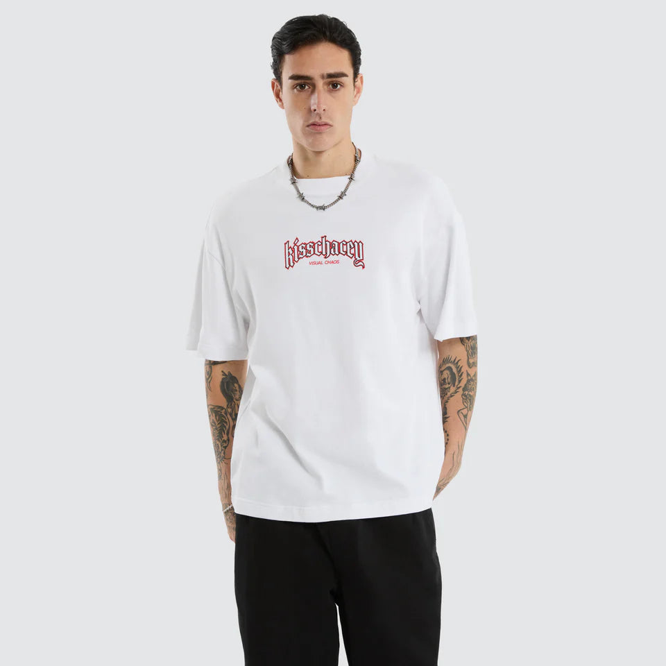 Kiss Chacey Archer Street Tee Optical White