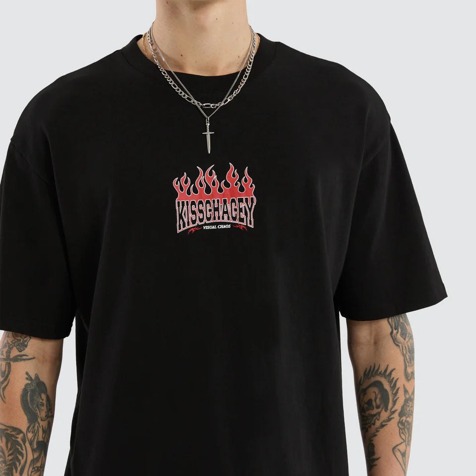 Kiss Chacey Rebel Box Fit Tee Black