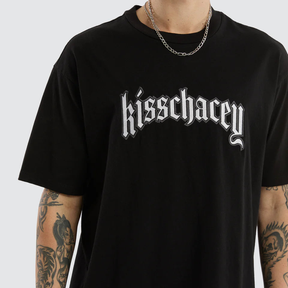 Kiss Chacey Obelisk Box Fit Tee Black