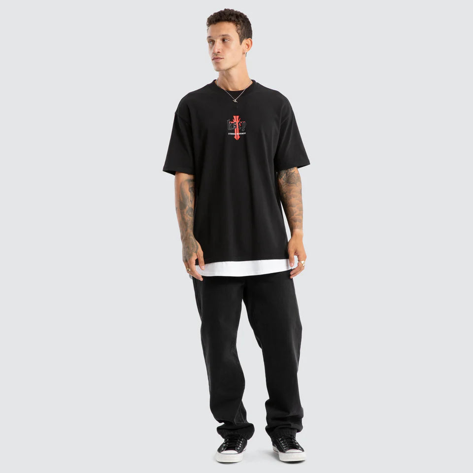 Kiss Chacey Eternal Box Layered Tee Black