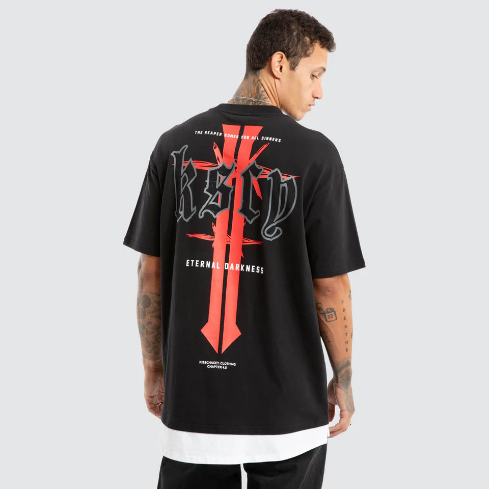 Kiss Chacey Eternal Box Layered Tee Black