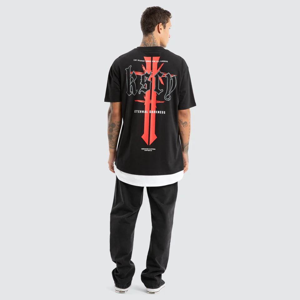 Kiss Chacey Eternal Box Layered Tee Black