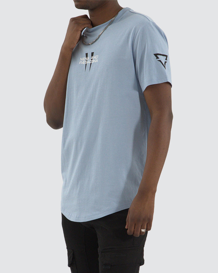 Nena & Pasadena Legion Dual Curved Hem Tee Skyway