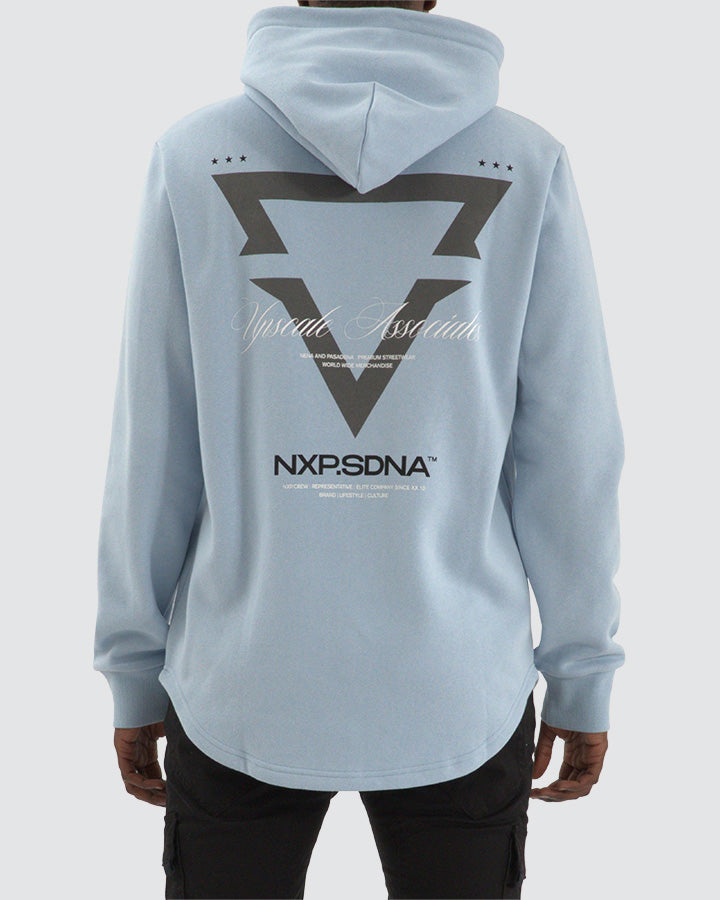 Nena & Pasadena Defend Dual Curved Hem Hoodie Skyway