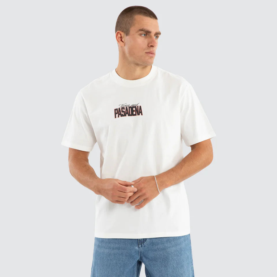 Nena & Pasadena Distance Classic Tee Natural White