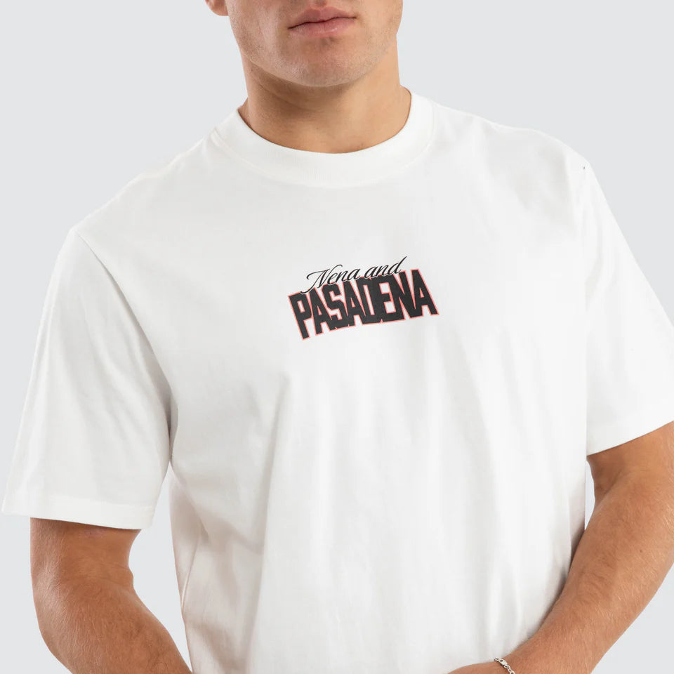 Nena & Pasadena Distance Classic Tee Natural White