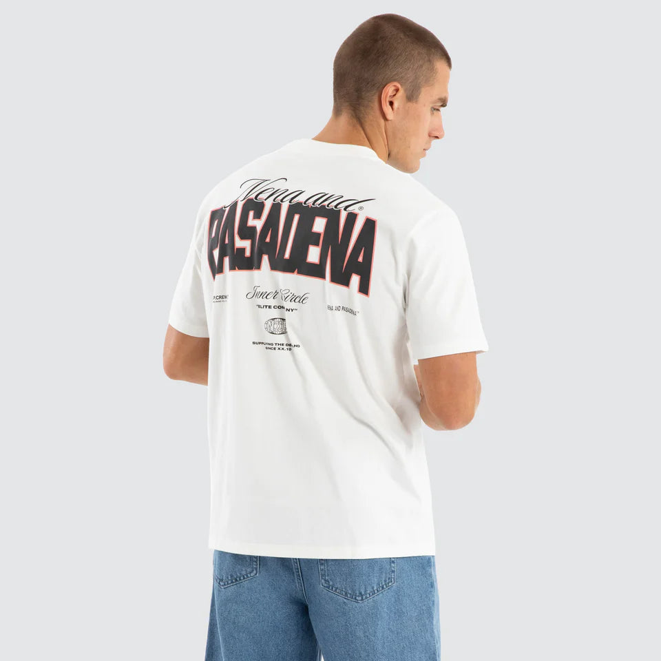 Nena & Pasadena Distance Classic Tee Natural White