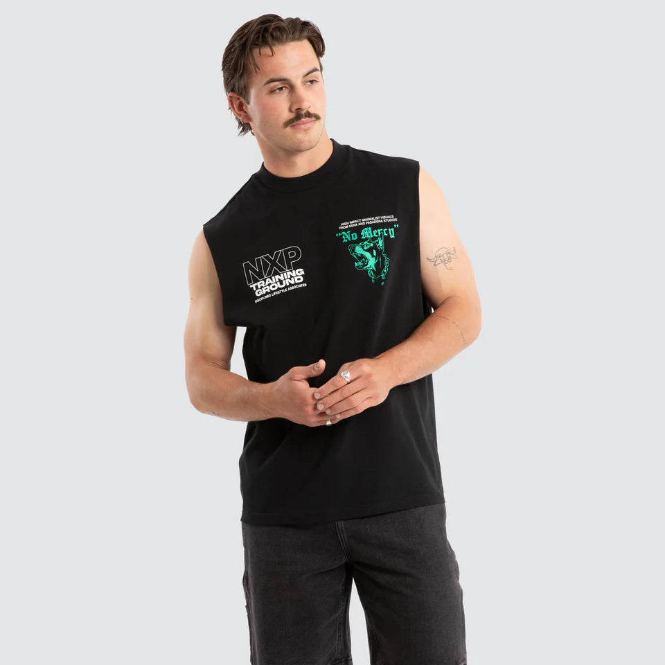 Nena & Pasadena Conrad Raptor Muscle Tee Black