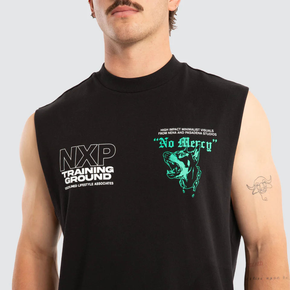 Nena & Pasadena Conrad Raptor Muscle Tee Black