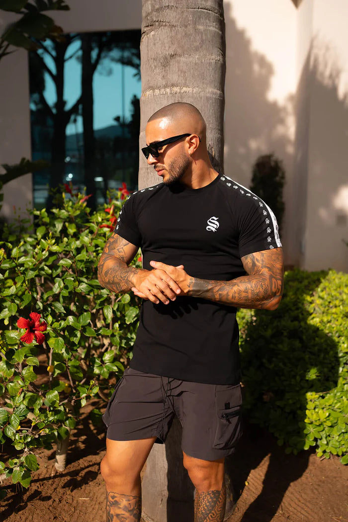【Sinners Attire】TAPE TECH T シャツ ２color Sinners Attire Double Tape Tee Black – ForeverLee