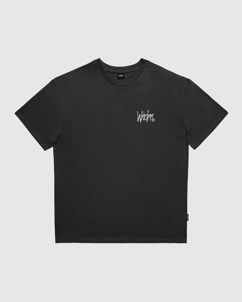 WNDRR Crown Box Fit Tee Charcoal