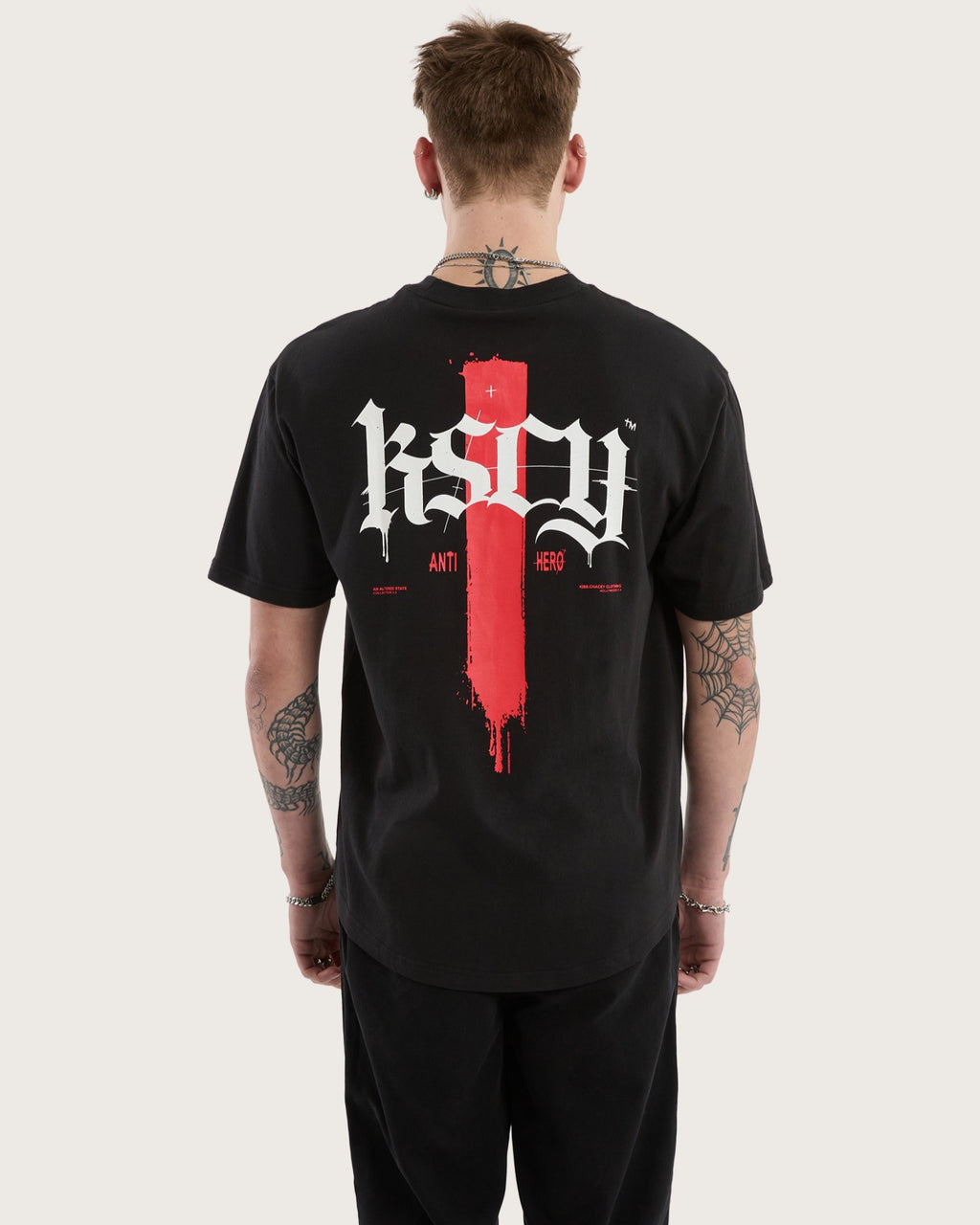 Kiss Chacey Villain Box Fit Tee Black