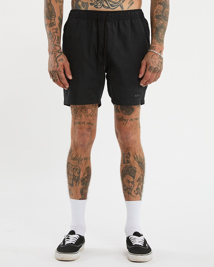Kiss Chacey Sunrise Elastic Waste Shorts Black