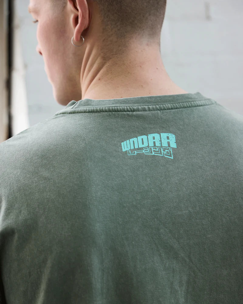 WNDRR Torque Box Fit Tee Washed Green