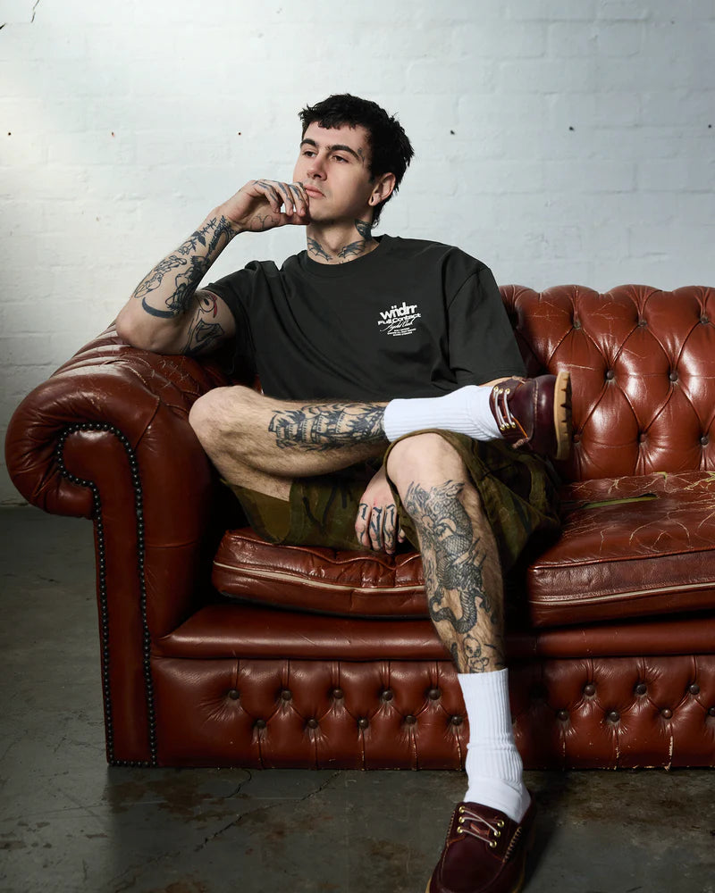 WNDRR Full Contact Box Fit Tee Black