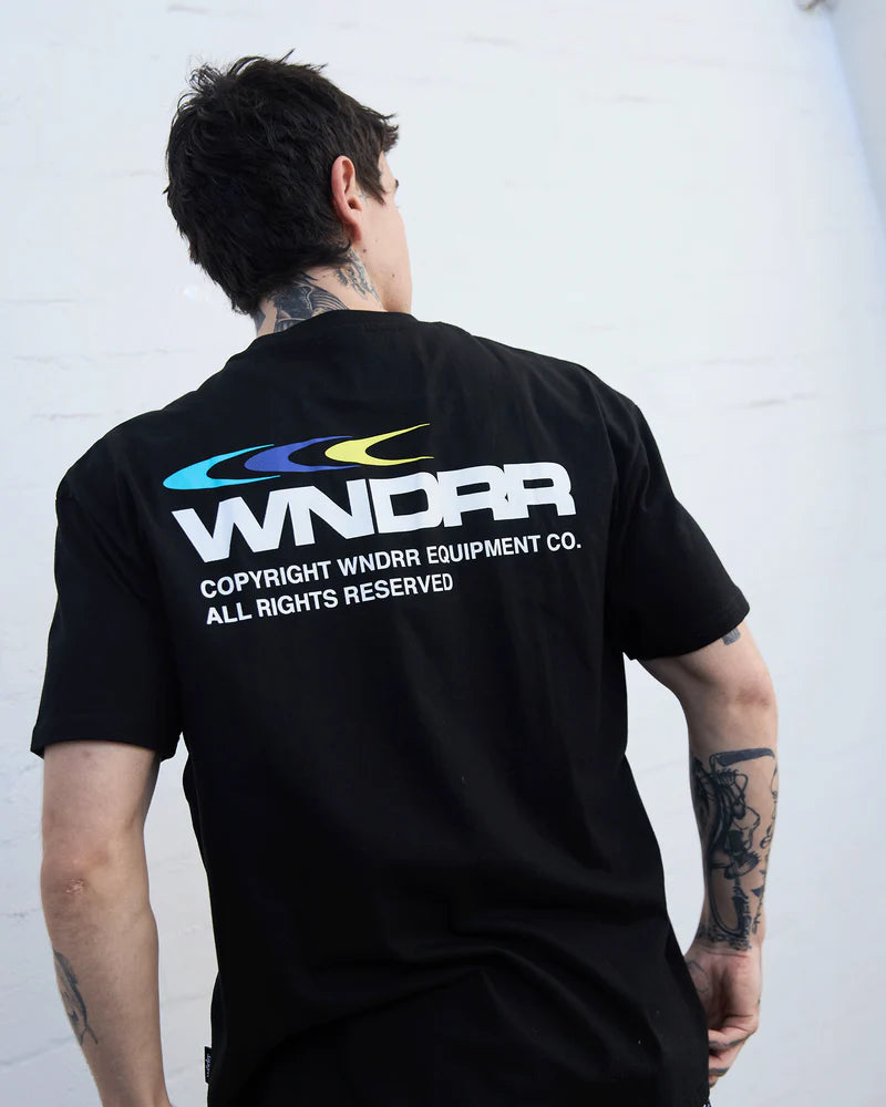 WNDRR Triad Box fit Tee Black