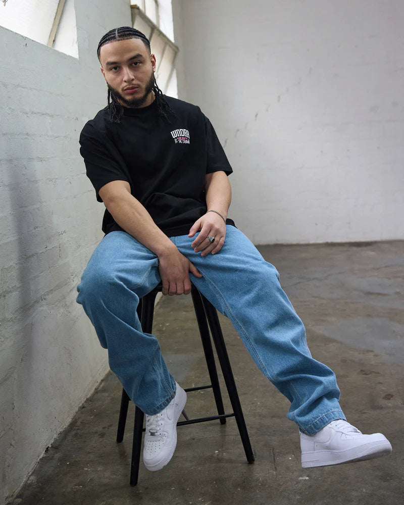 WNDRR Pledge Box Fit Tee Black