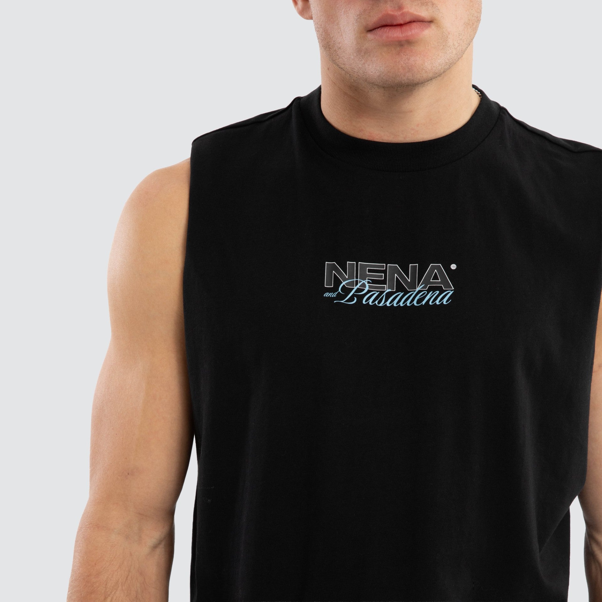 Nena & Pasadena Conclude Relaxed Muscle Tee Black