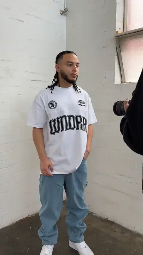 WNDRR Possession Box Fit Tee White