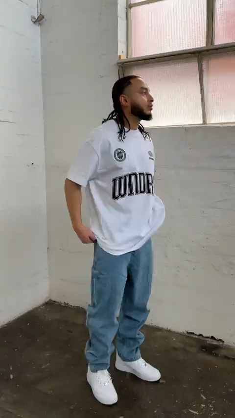 WNDRR Possession Box Fit Tee White